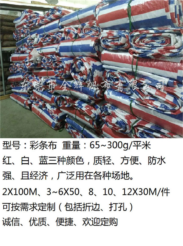 PE彩條布(全新、雙復、輕質) (12)